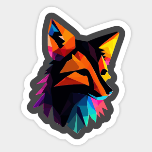 Fox Silhoutte Sticker